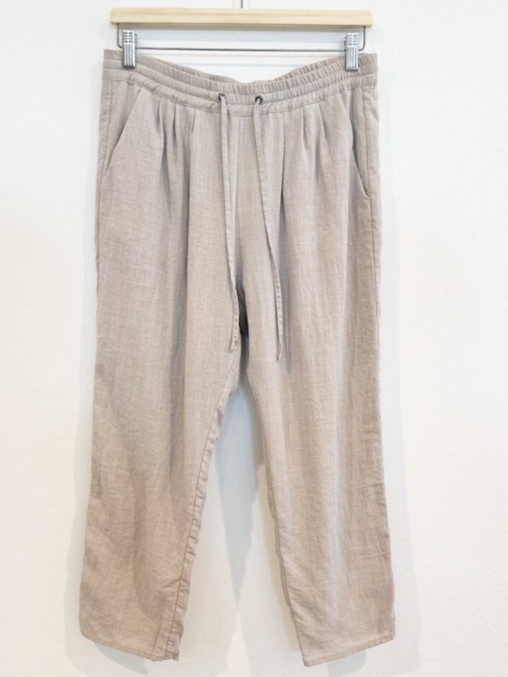 Moussy Pull On Pants Size Medium Elastic Waist‎ Lined Comfort Resortwear Casual